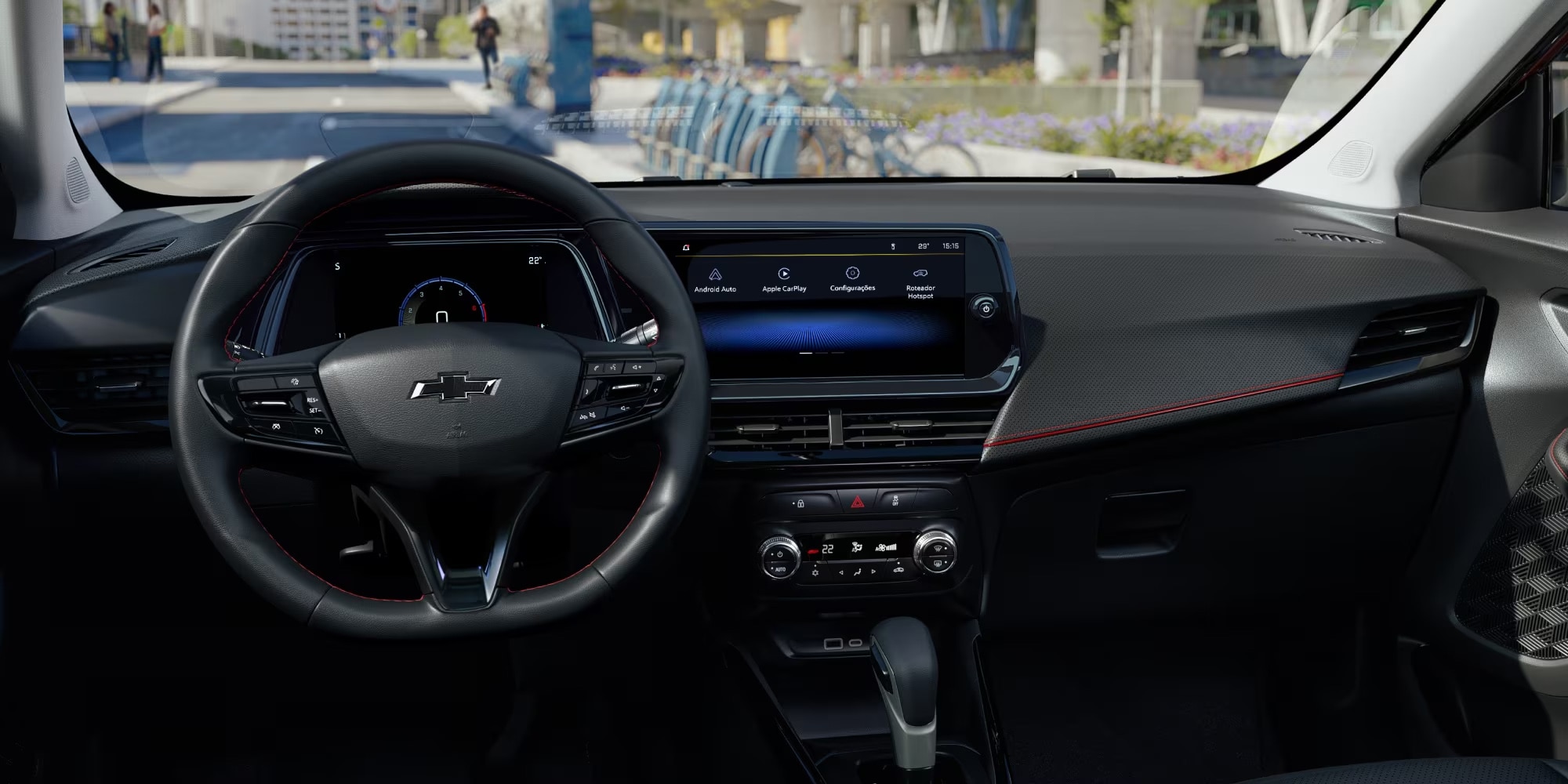Confira o volante da Chevrolet Montana 2027